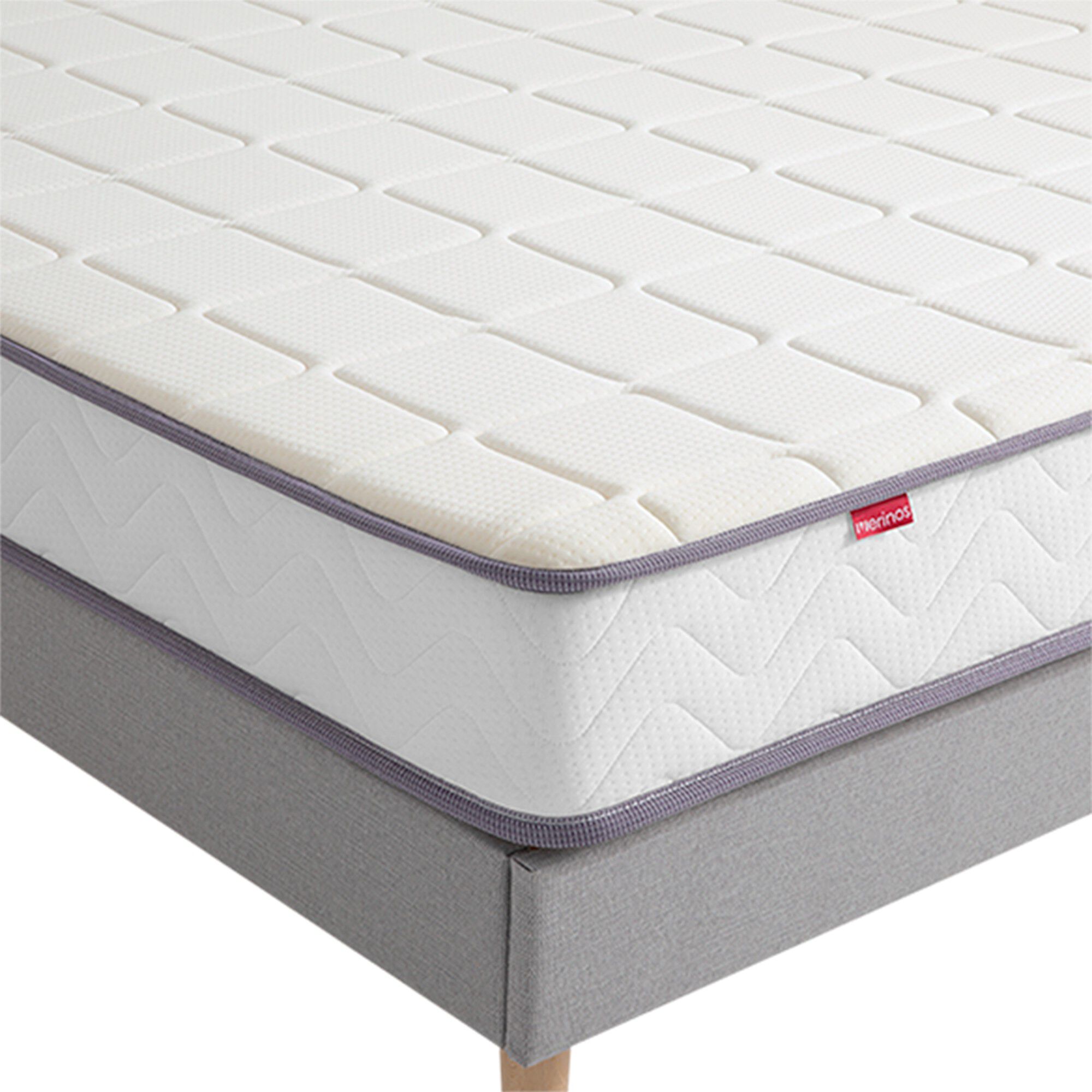 Matelas mousse Mérinos 19 cm confort très ferme