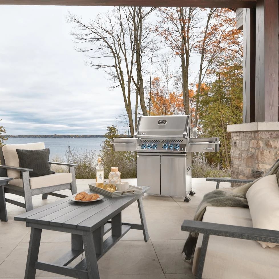 Napoleon Prestige PRO 500 Propane Grill with Infrared Rear and Side Burners and Rotisserie Kit - PRO500RSIBPSS-3