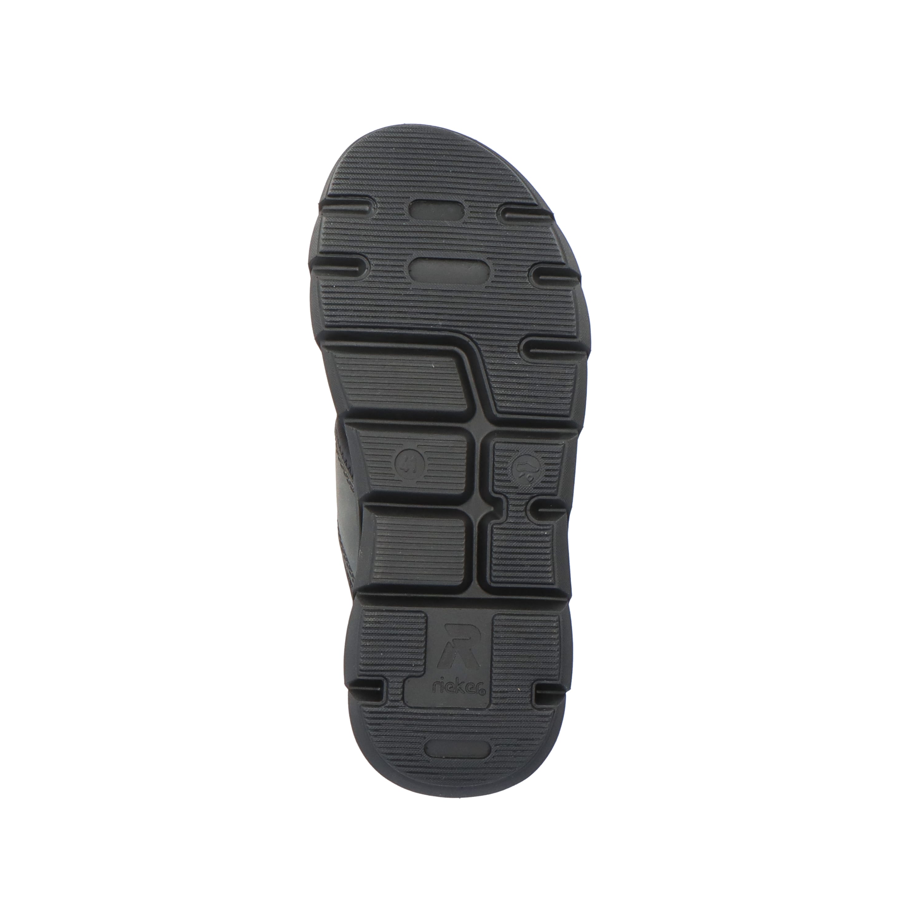 Rieker Herren Pantoletten steel black