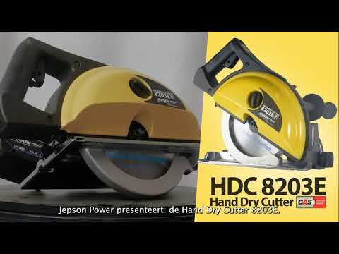 Sega circolare per metalli a batteria Jepson 608295E HDC 8203 (CAS) con lama Ø 203/48T, profondità di taglio 67 mm