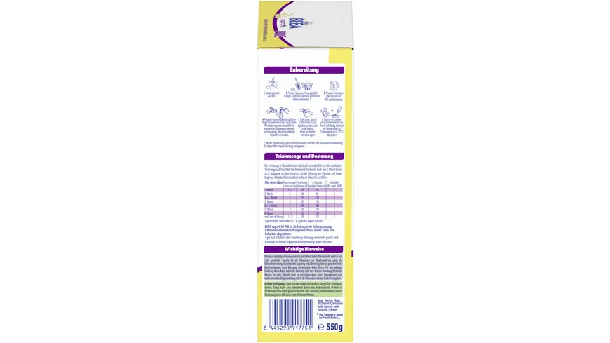 Nestlé Beba Expert HA Pre Anfangsnahrung 550 g