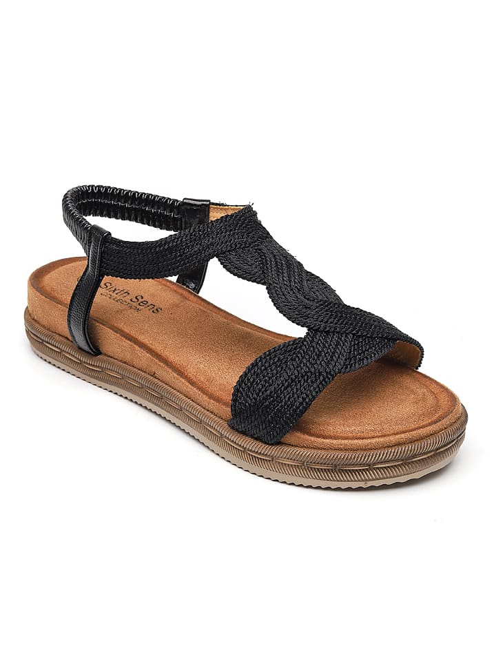 Sixth Sens Sandalen in Schwarz günstig kaufen
