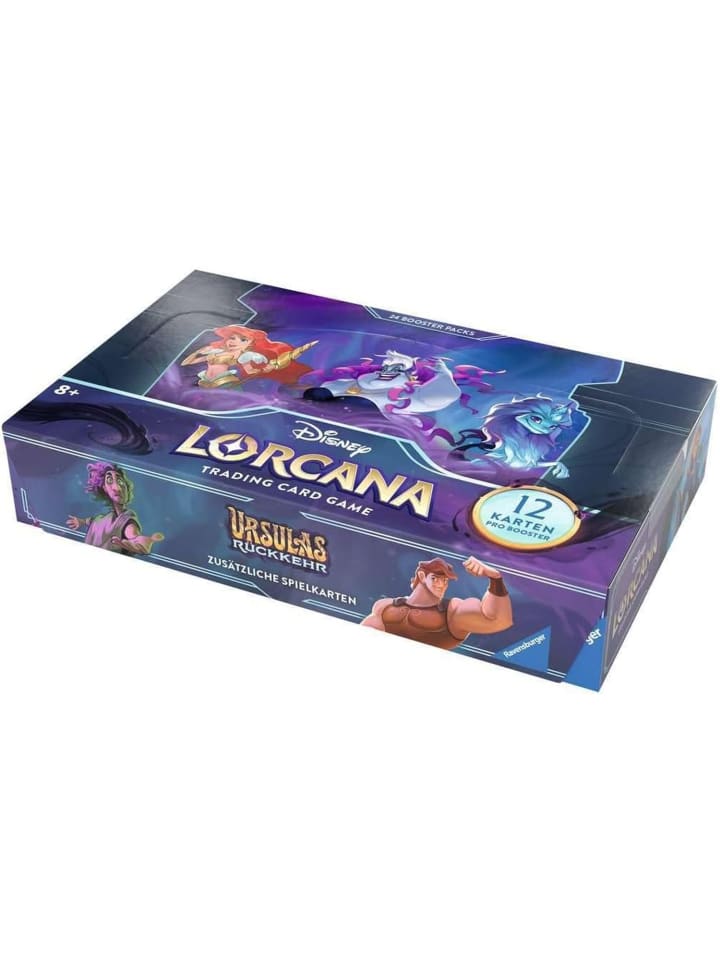 Ravensburger Disney Lorcana Ursulas Rückkehr Display mit 24 Booster in Mehrfarbig ab 8 Jahre günstig kaufen onesize