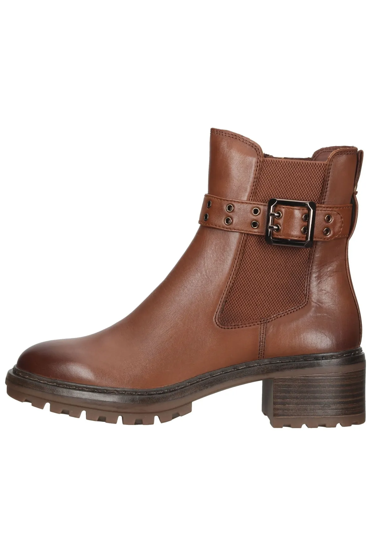 Tamaris  Stiefelette - Braun - Blockabsatz