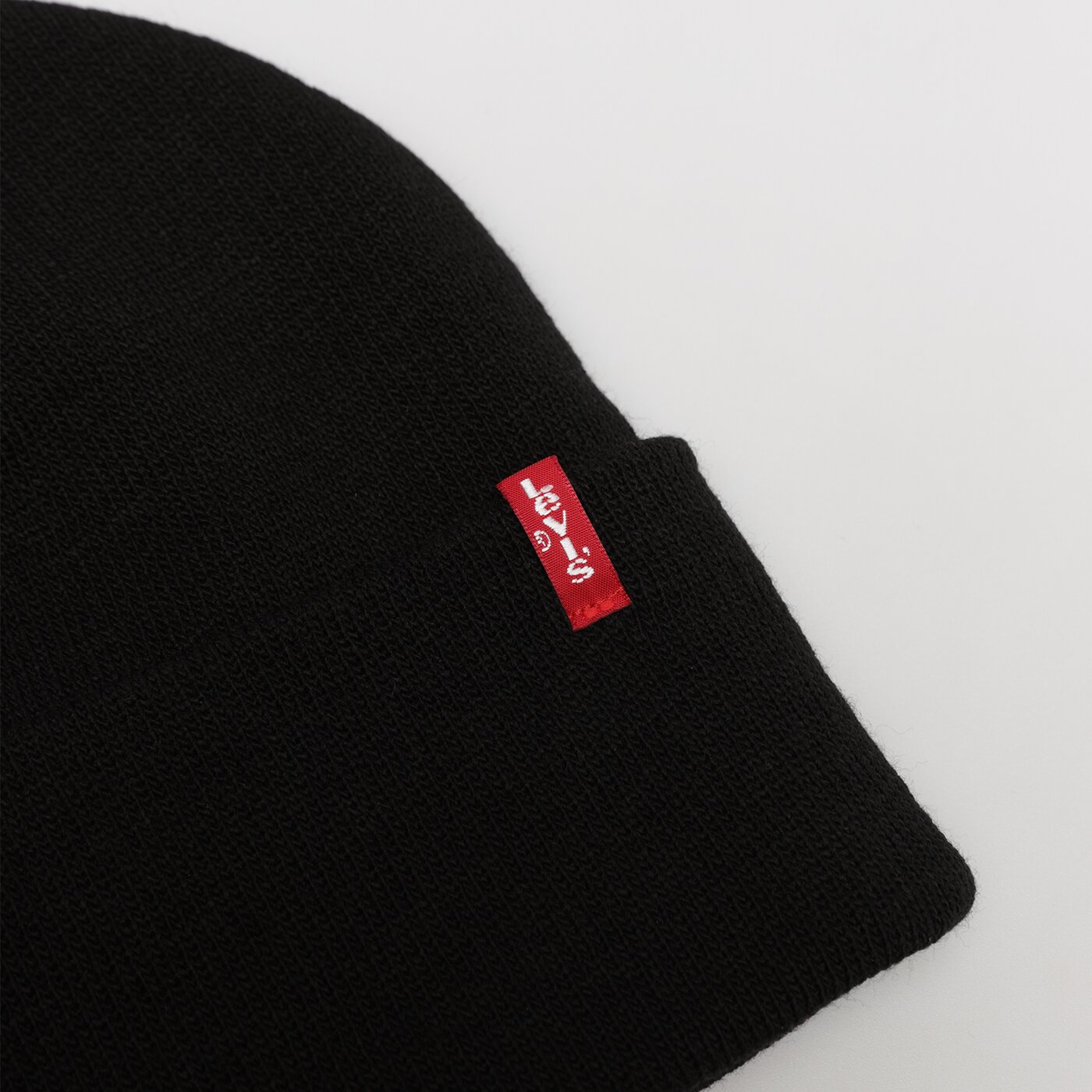 LEVI'S MÜTZE SLOUCHY RED TAB BEANIE Schwarz