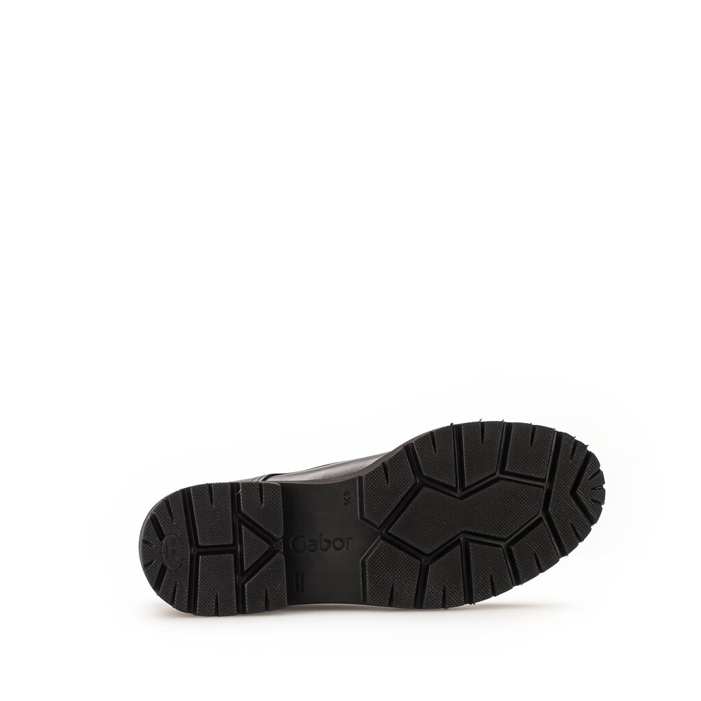 Gabor fashion Schnürschuh schwarz