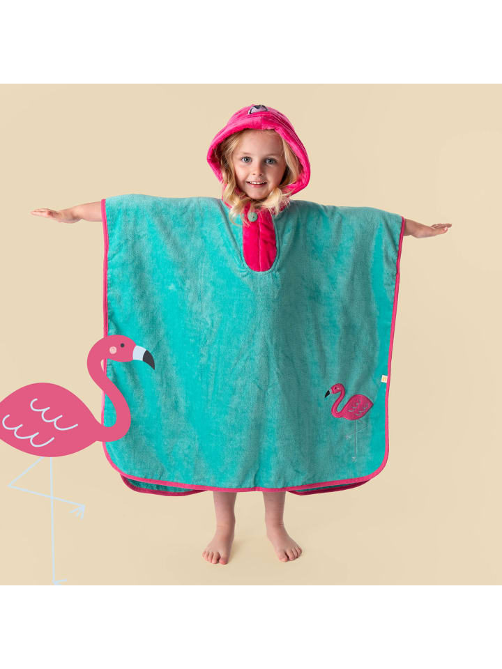 Schlummersack Frottee Badeponcho in Pink günstig kaufen
