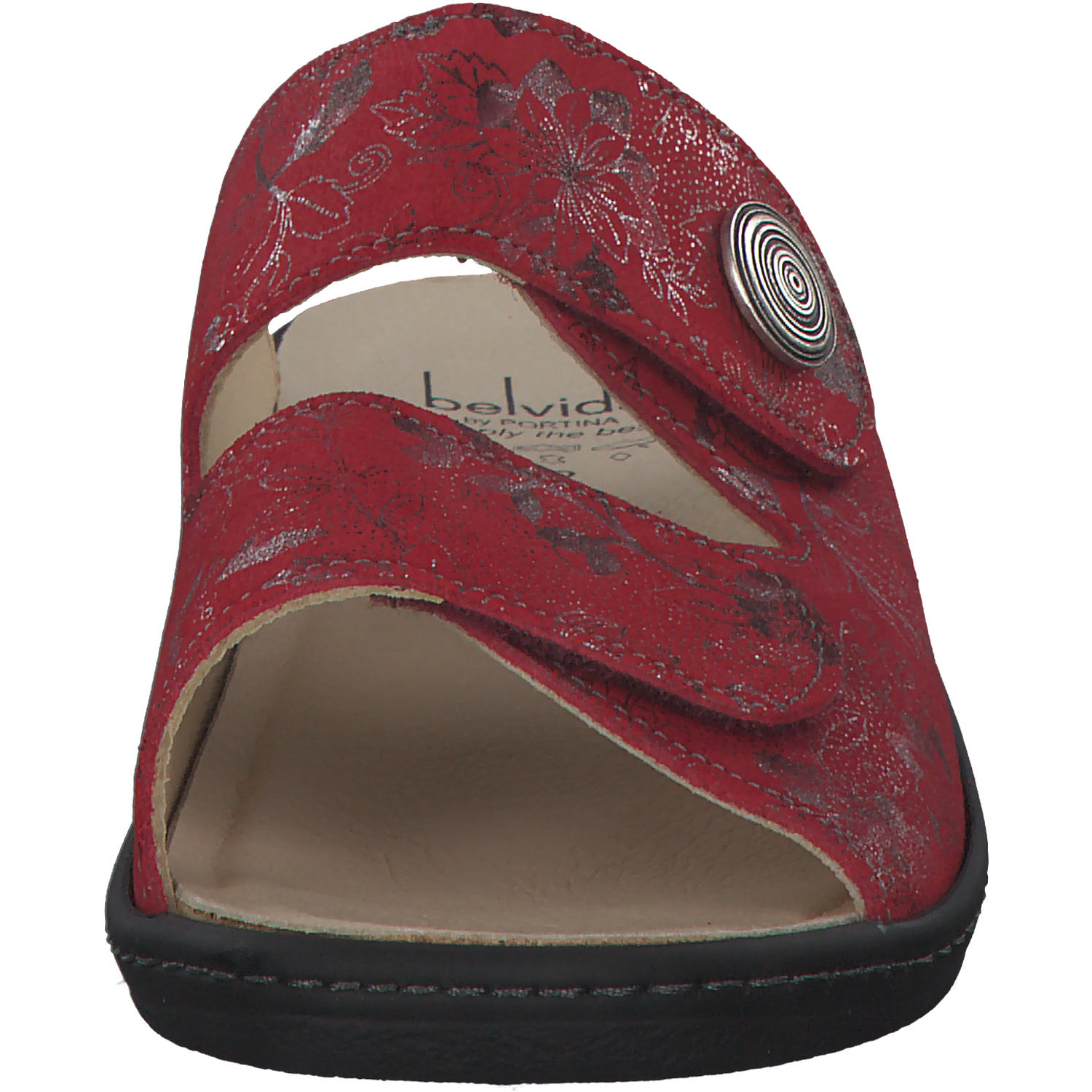 Portina 42.410, Hausschuhe & Pantoffeln, Damen, rot