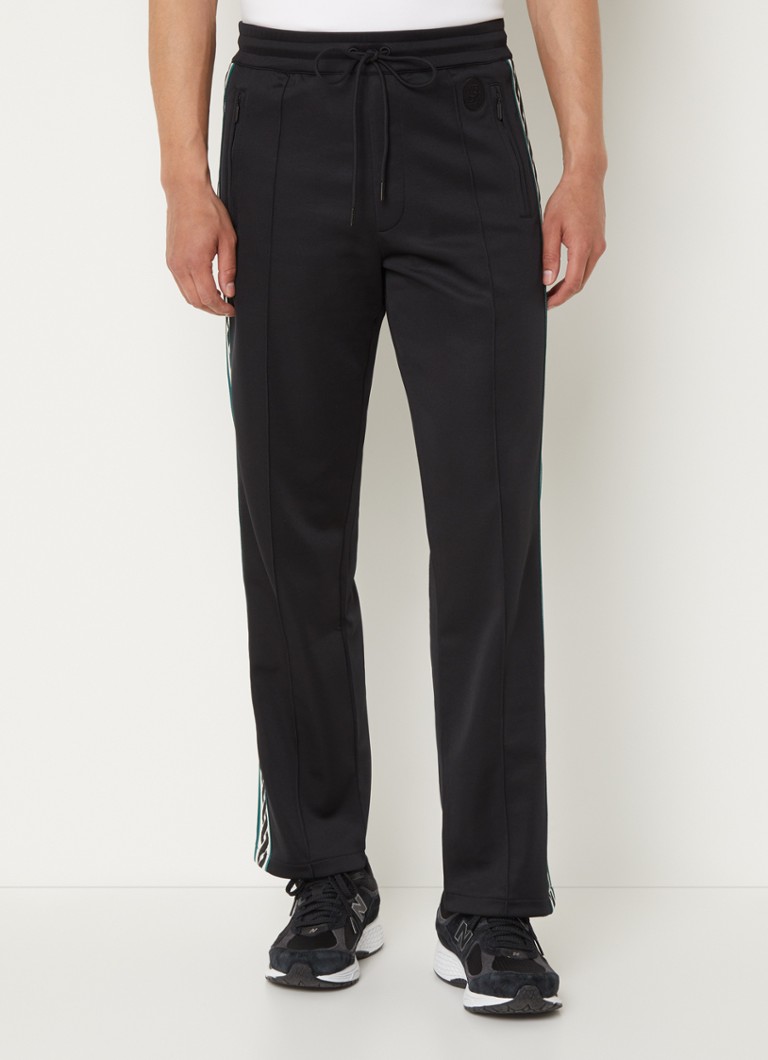Drôle de Monsieur Le slim fit skriešanas bikses ar rāvējslēdzēja kabatām un logotipa izšuvumu