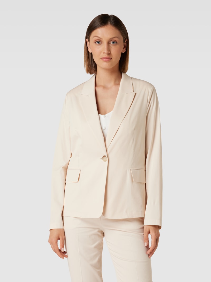 Blazer mit Reverskragen in sand