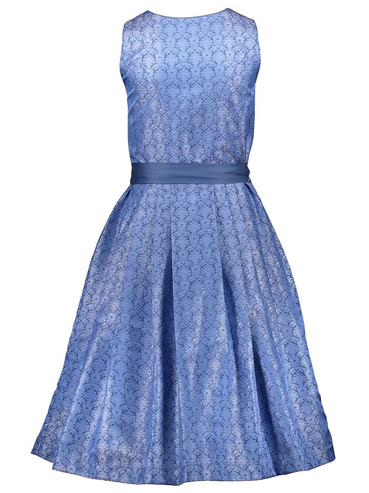 Turi Landhaus Dirndl in Blau günstig kaufen