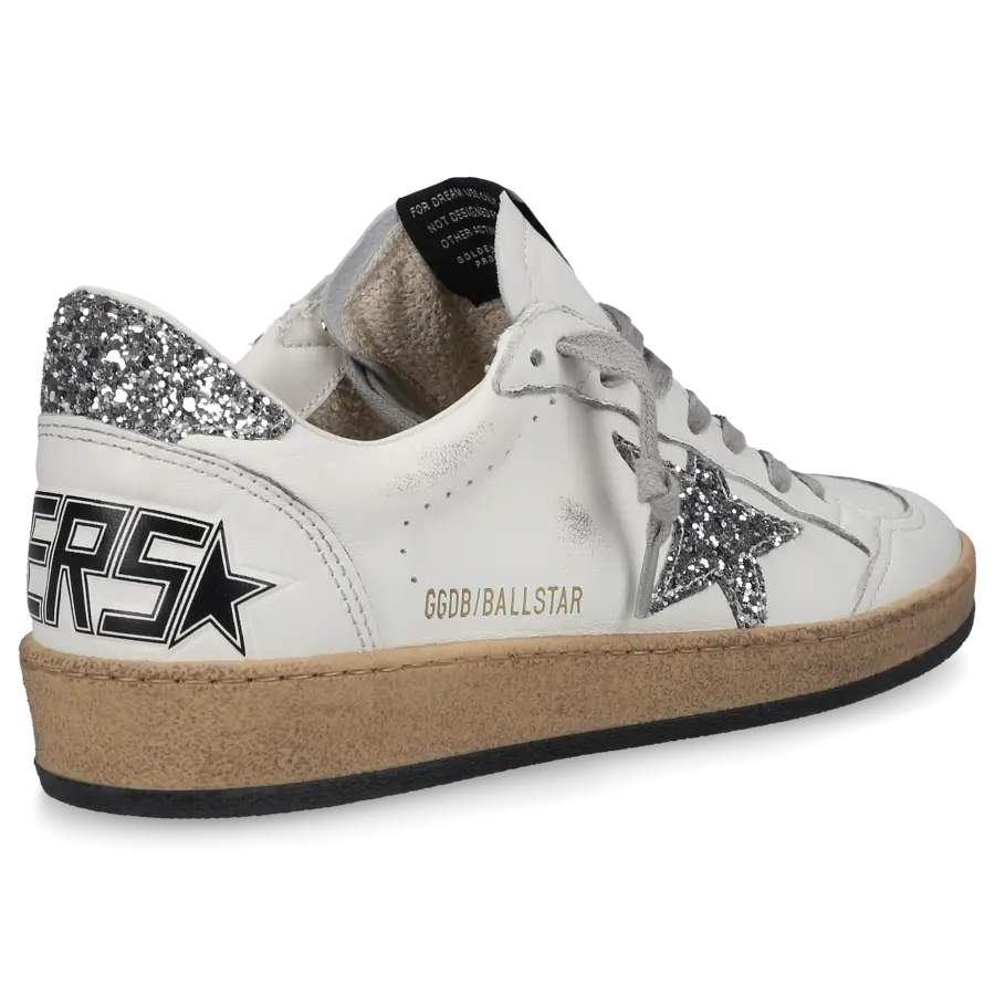 Golden Goose - Damenschuhe BALL STAR Kalbsleder - weiß