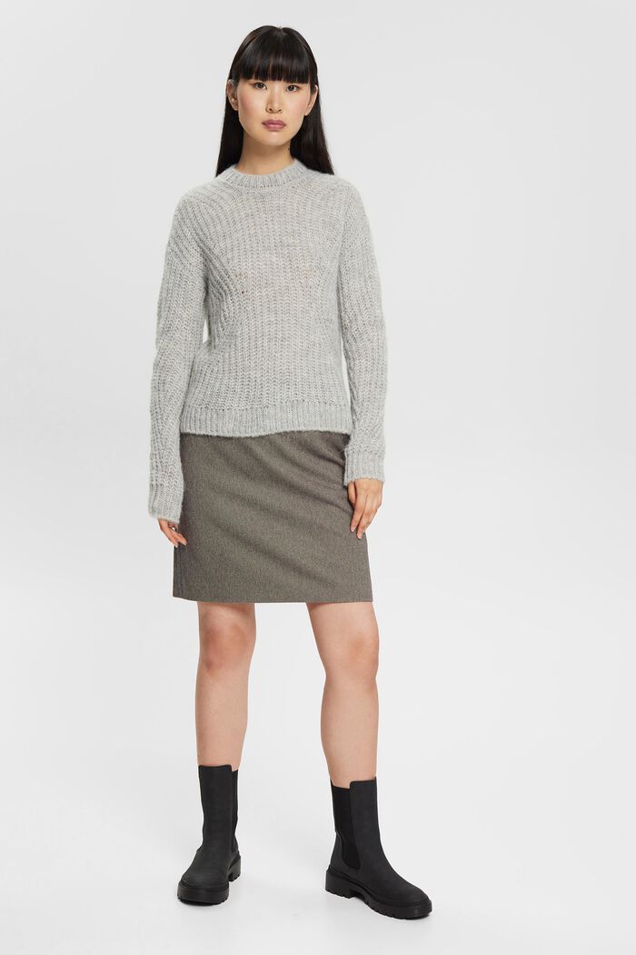 Mit Alpaka: Strickpullover