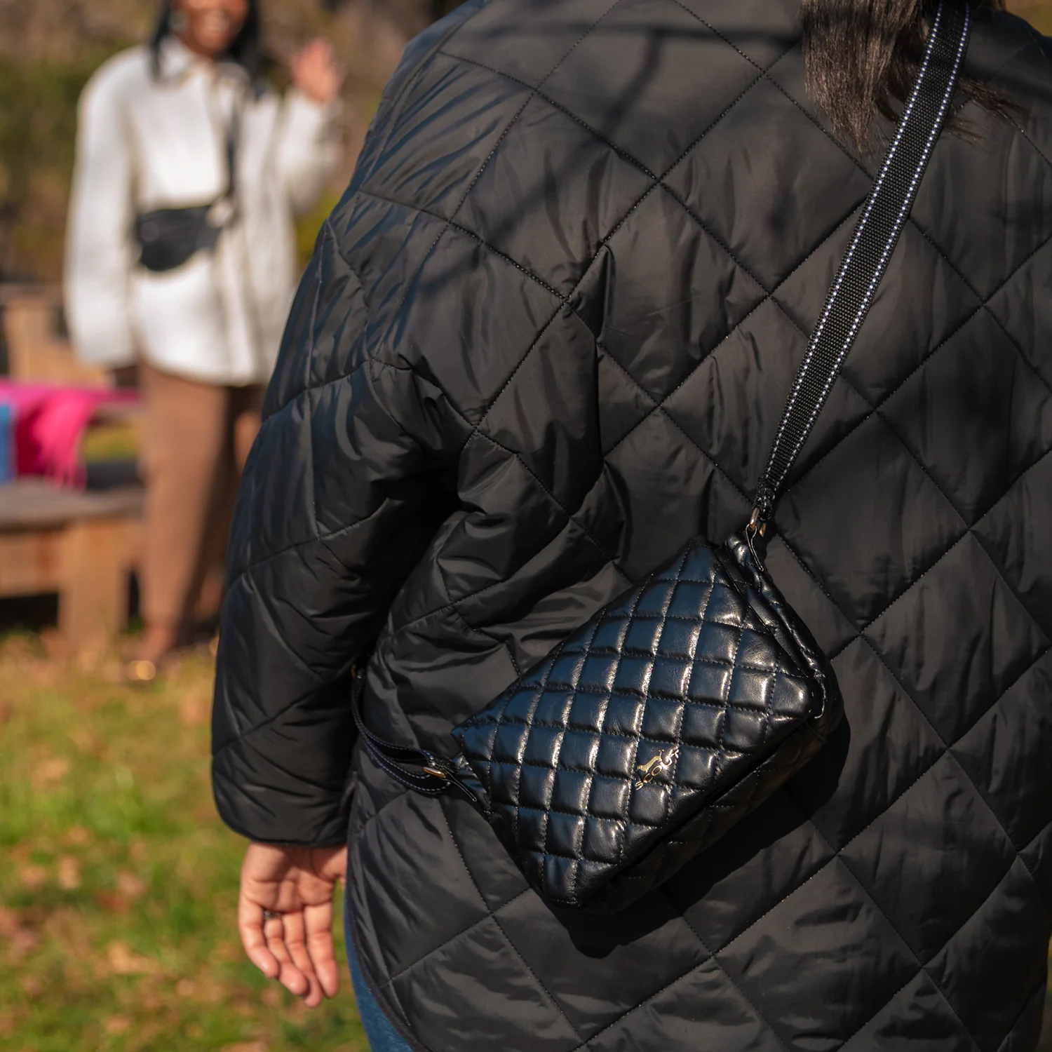 Horizontal Quilted Crossbody After Hours