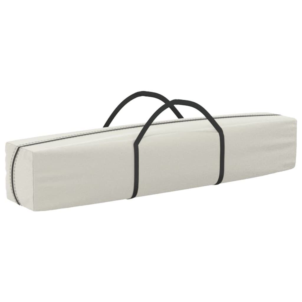 vidaXL Pavillon Partyzelt Faltbar Creme 3x3 m Garten Pavillon
