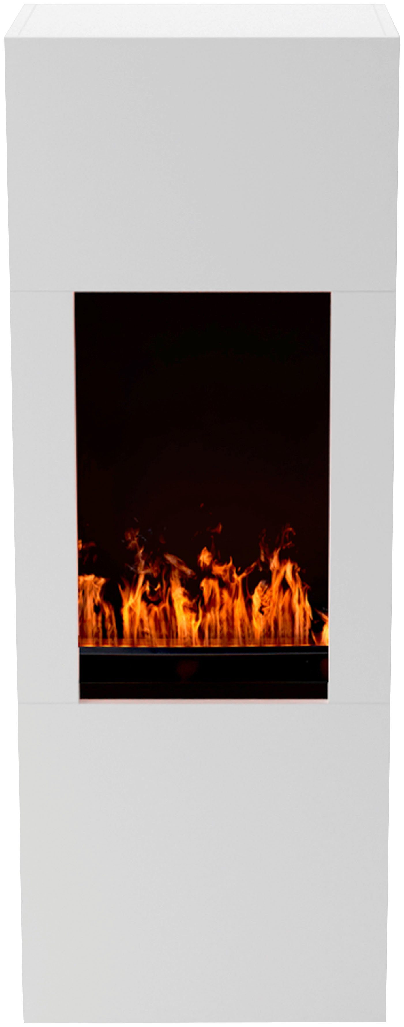 GLOW FIRE Elektrokamin Böll, Wasserdampfkamin mit 3D Feuer mit integriertem Knistereffekt