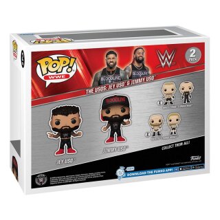 WWE POP! Vinyl Figuren - 2er-Pack Uso Brothers