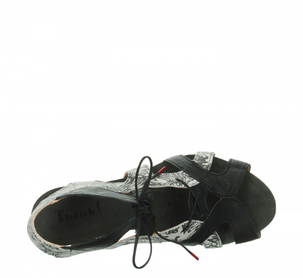 TRAUDI Sandalette - Schwarz/Kombi