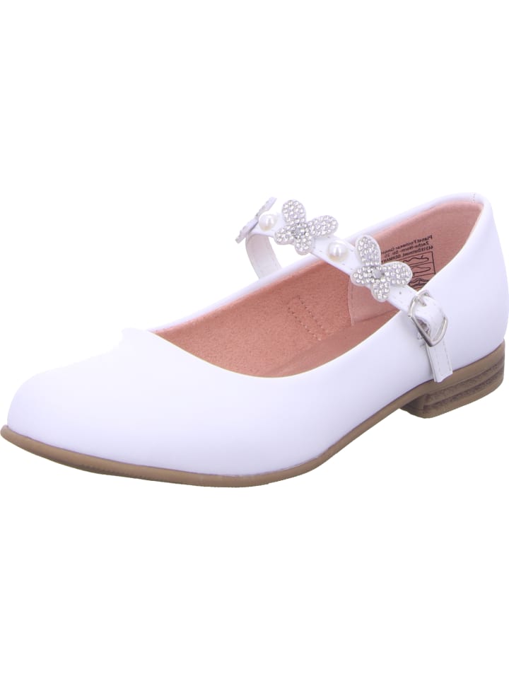 Indigo Slipper in weiß günstig kaufen
