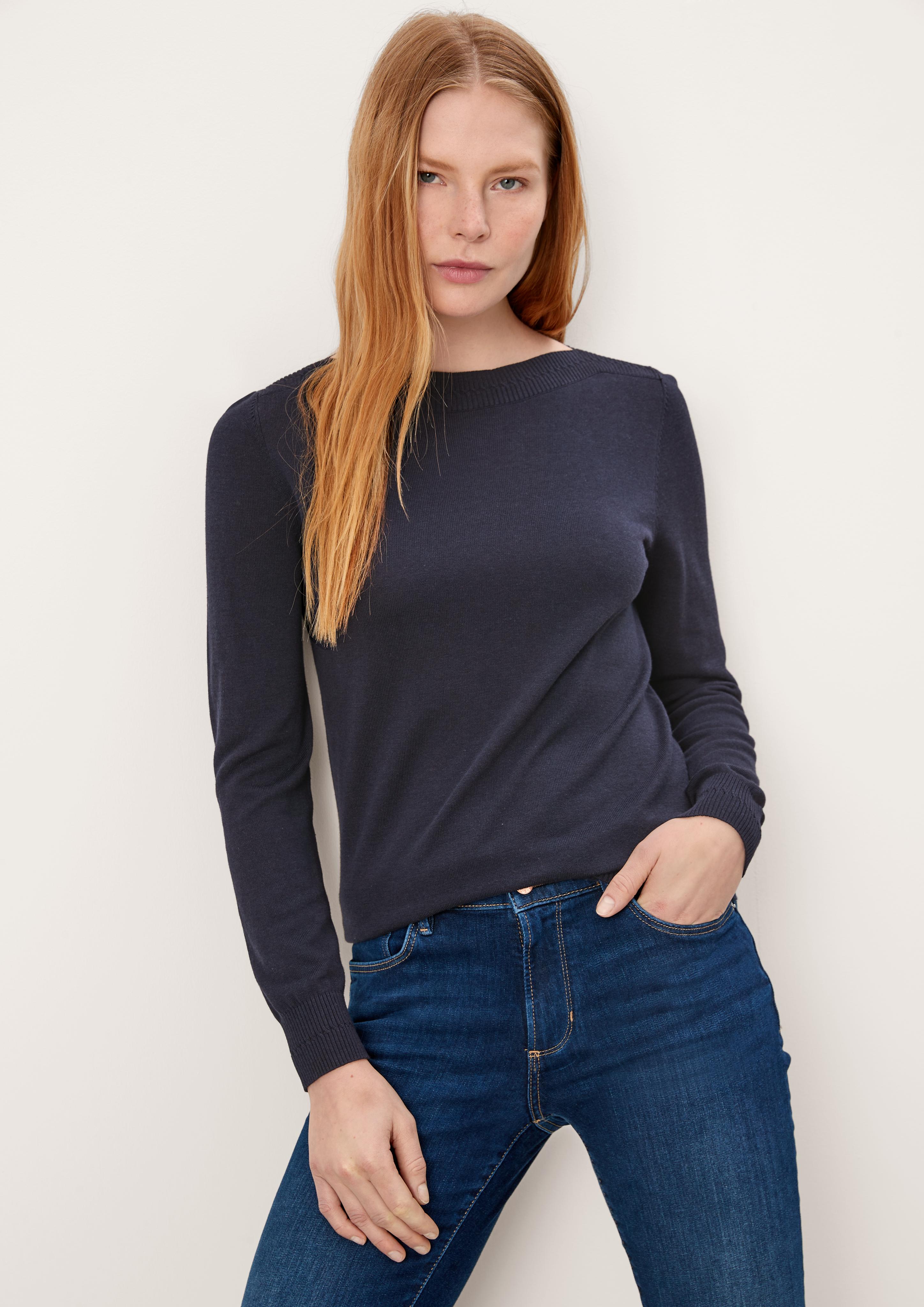 Pullover mit U-Boot-Ausschnitt  2112210-5959