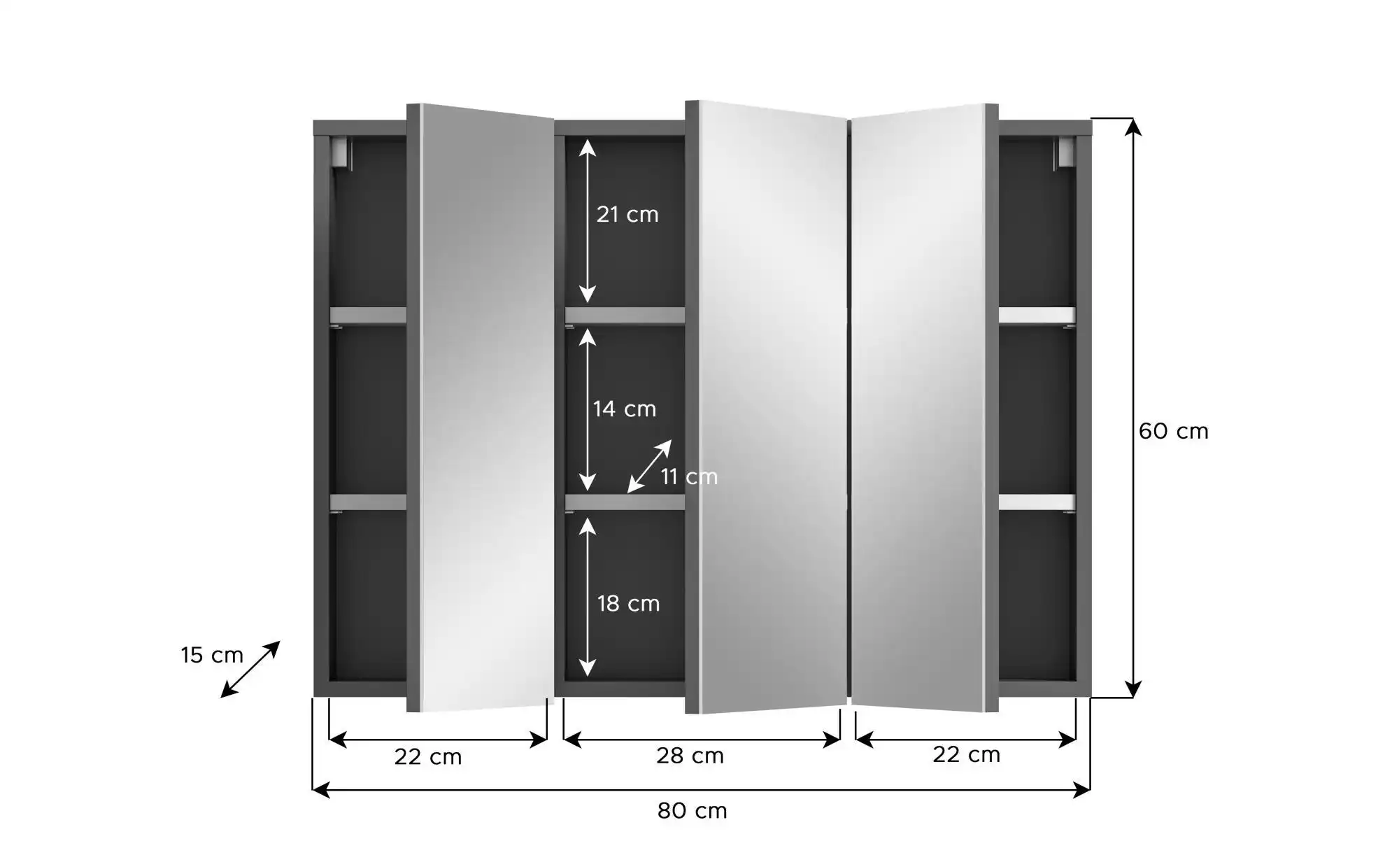 Spiegelschrank