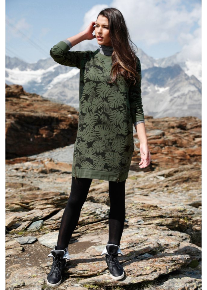 Sweatkleid, bedruckt