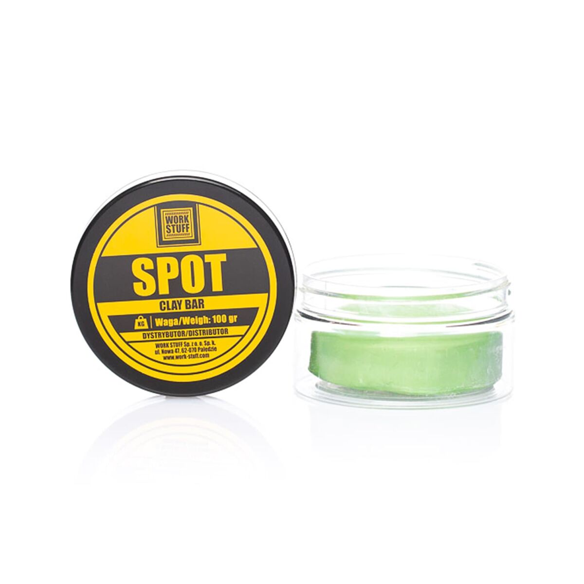 Work Stuff SPOT Medium Clay Bar 100g Reinigungsknete grün