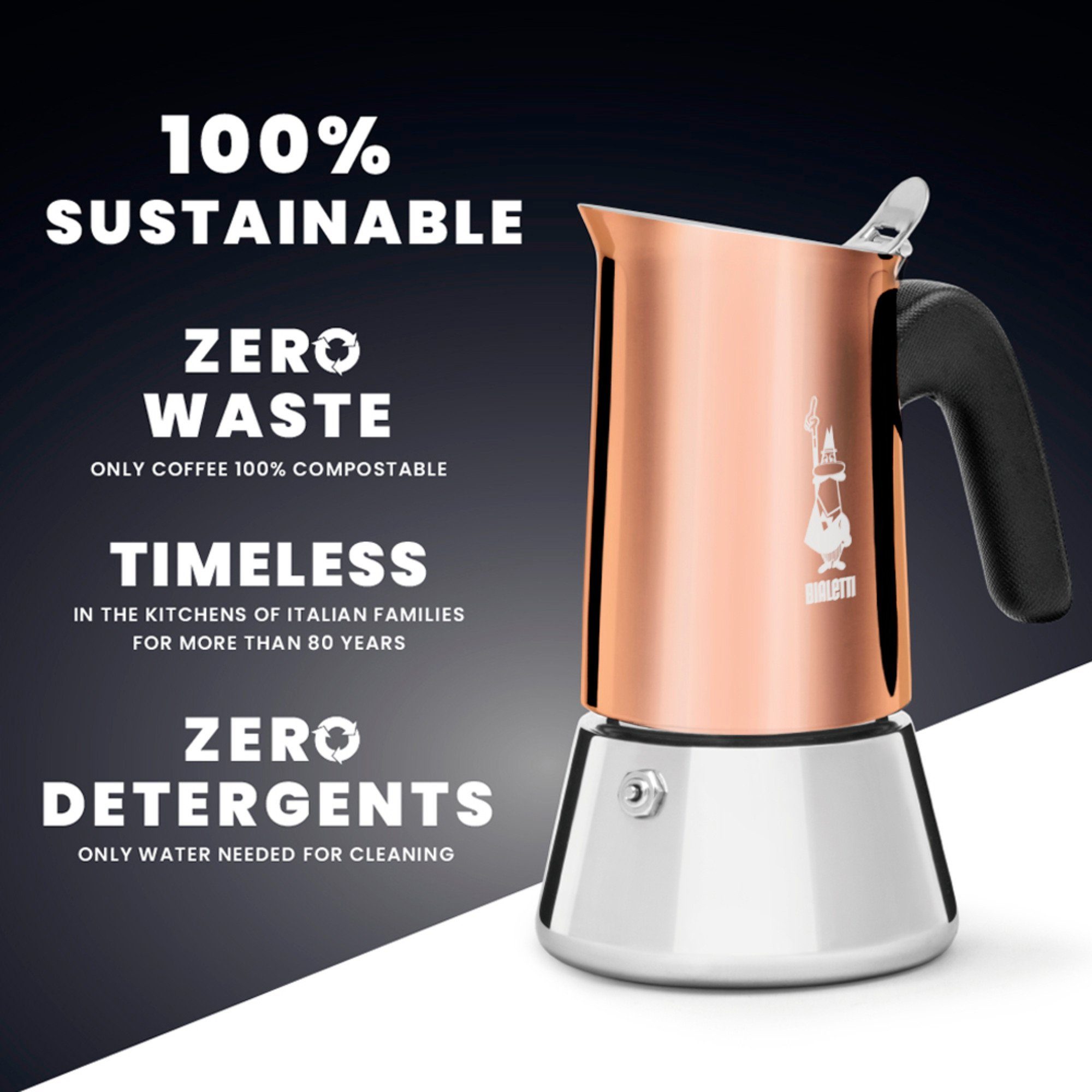 BIALETTI Kaffeebereiter Bialetti Venus, Espressomaschine, (4 Tassen)