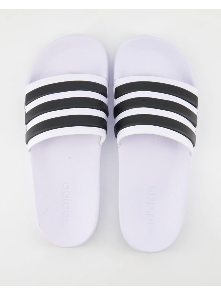 adidas Pantoletten in Weiß günstig kaufen