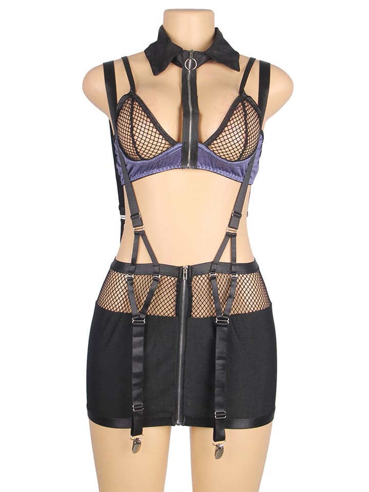 INTIMAX 2tlg. Kostüm in Schwarz günstig kaufen