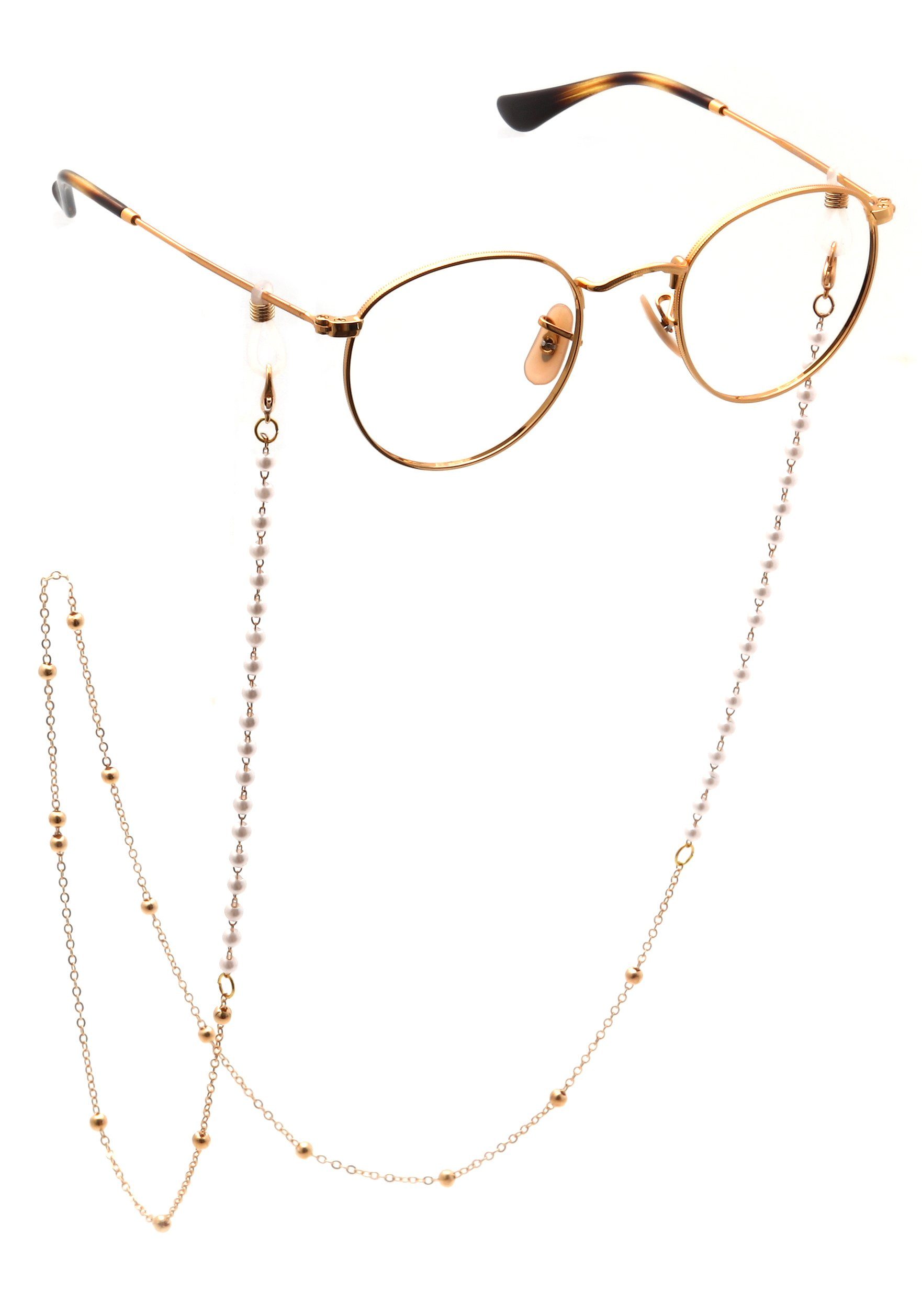 Firetti Brillenkette feminin, elegant, mit Acrylperlen