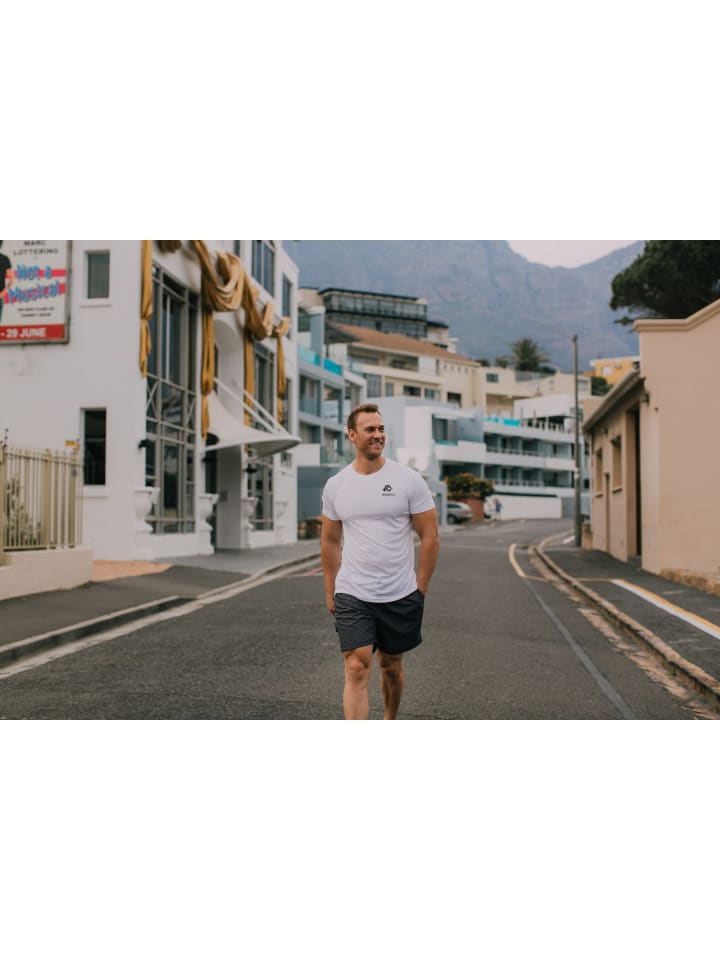 GUGGEN MOUNTAIN Badehose Kariert in Grau günstig kaufen