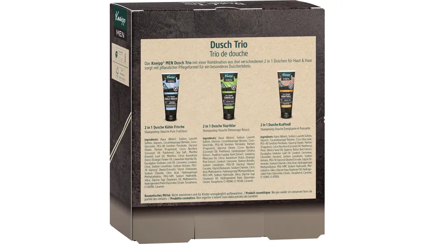 Kneipp Men Dusch Trio Geschenkset