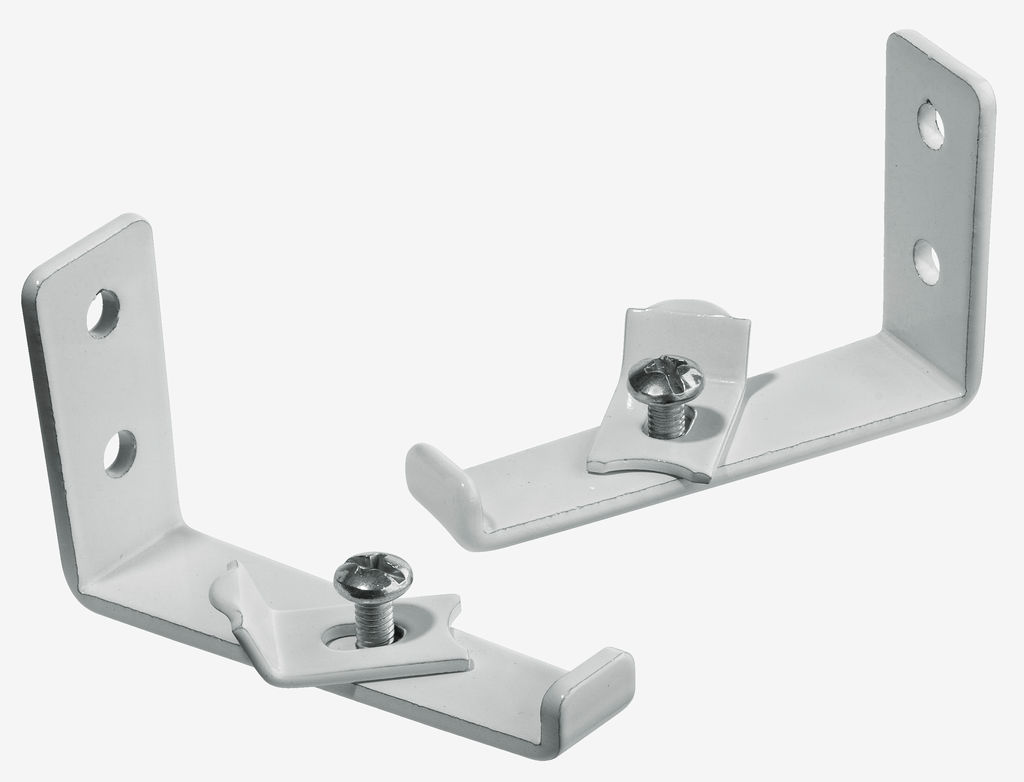 FIXI Mocowania ścienne FIXI do karnisza 2 szt./opak. 6 cm białe