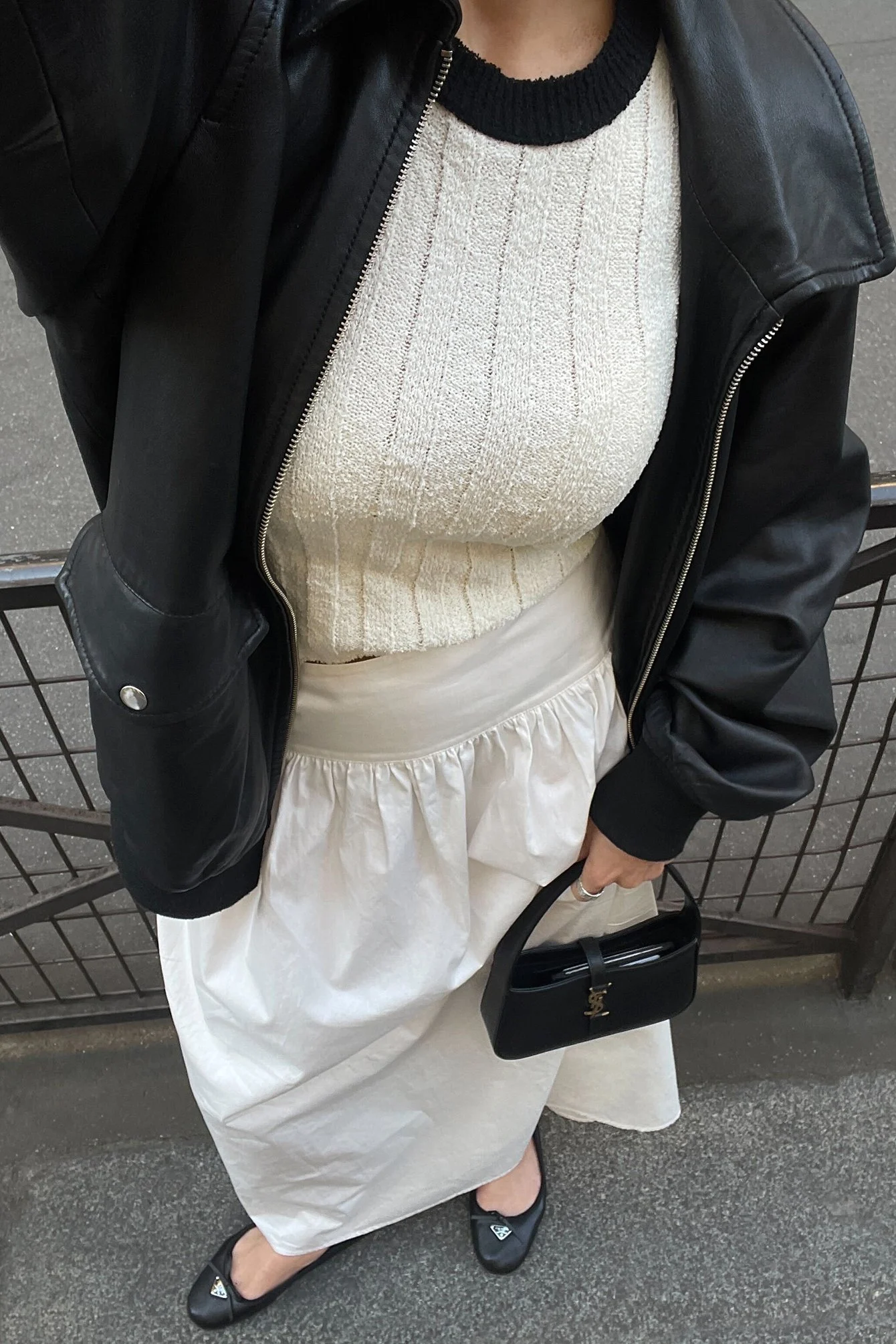Stricktop in Kontrastfarbe