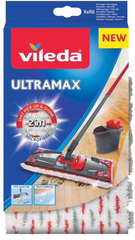 Vileda Moppkopf Ultramax Weiß 16 x 3,6 x 23cm