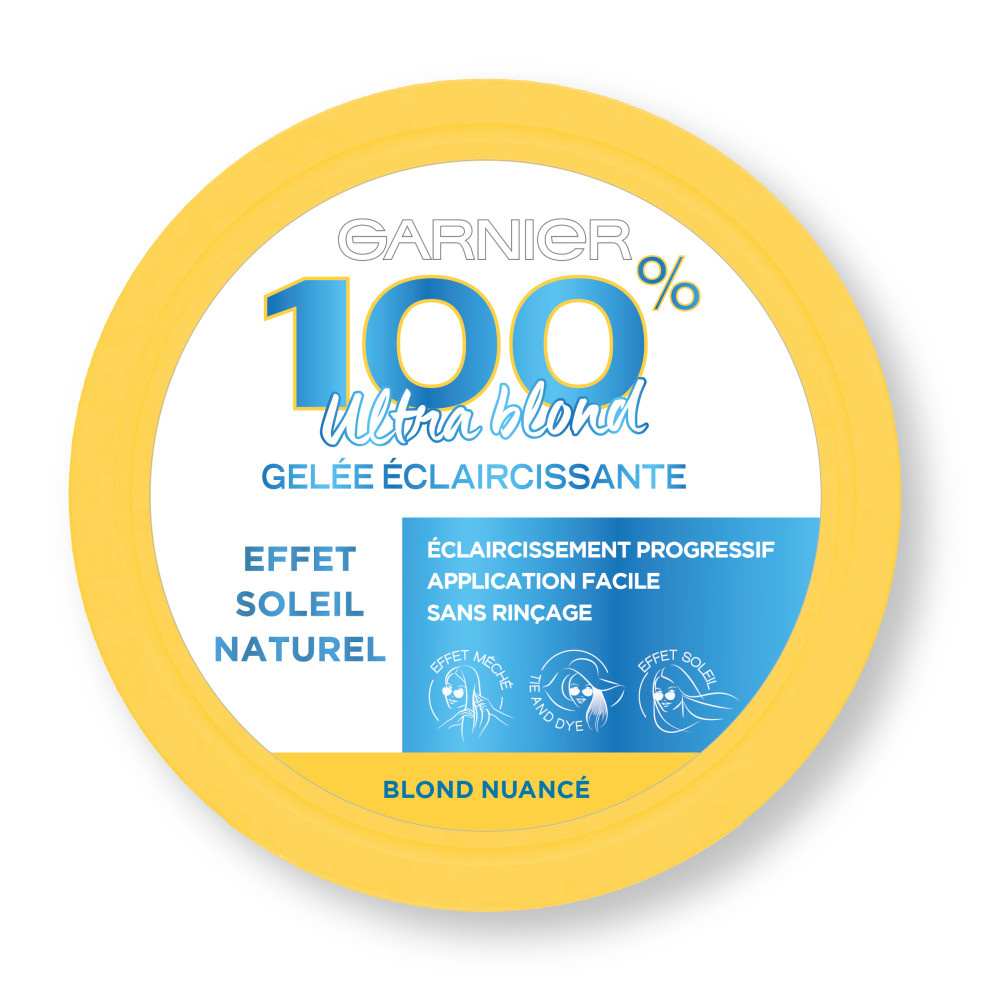 garnier coloration 100% Blond Gelée Eclaircissante Effet Soleil