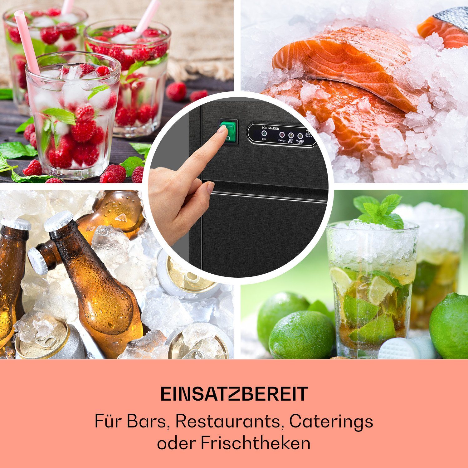 Klarstein Eiswürfelmaschine Powericer