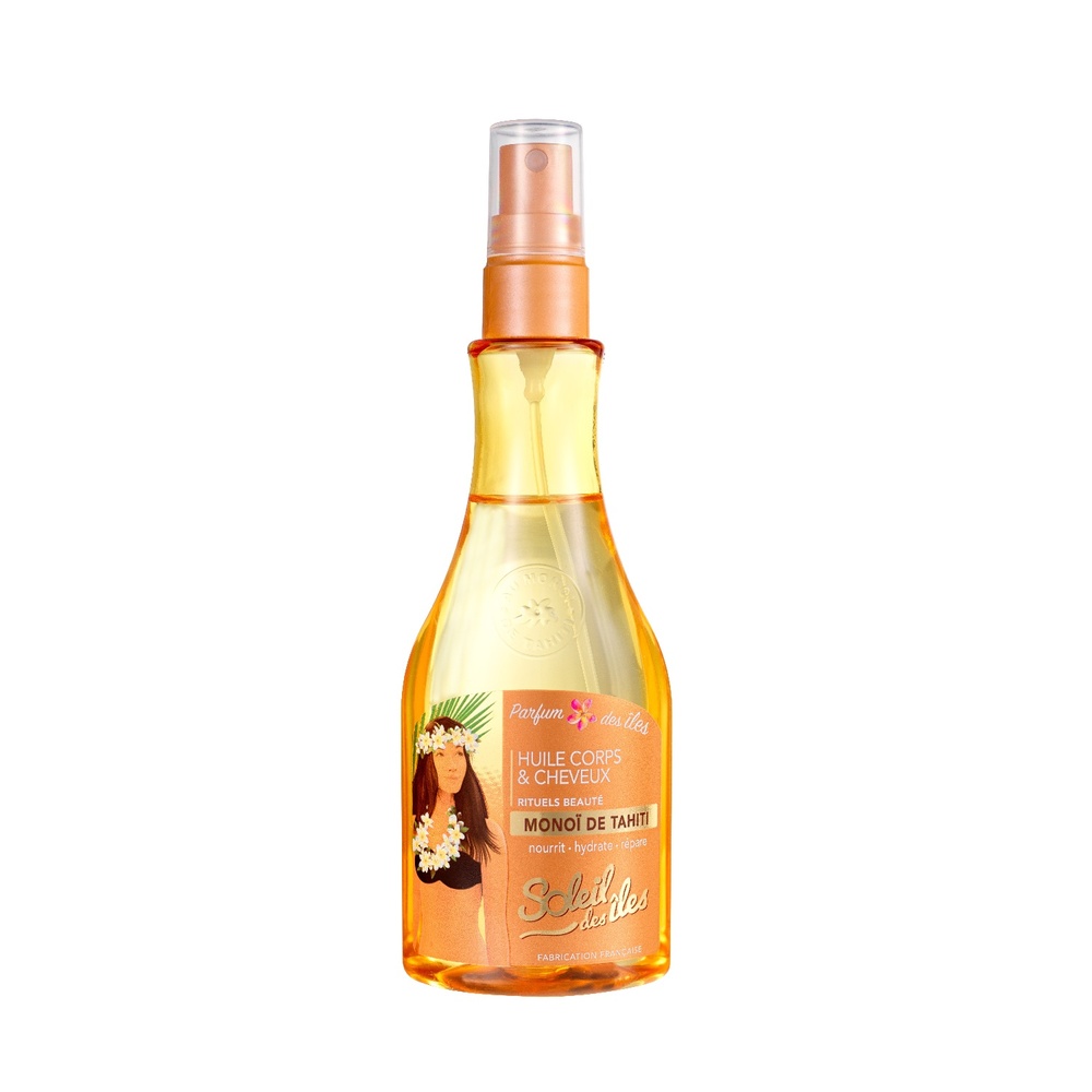 soleil des îles Huile corps et cheveux BEAUTE DES ILES Parfum des îles PRODUIT SOLAIRE