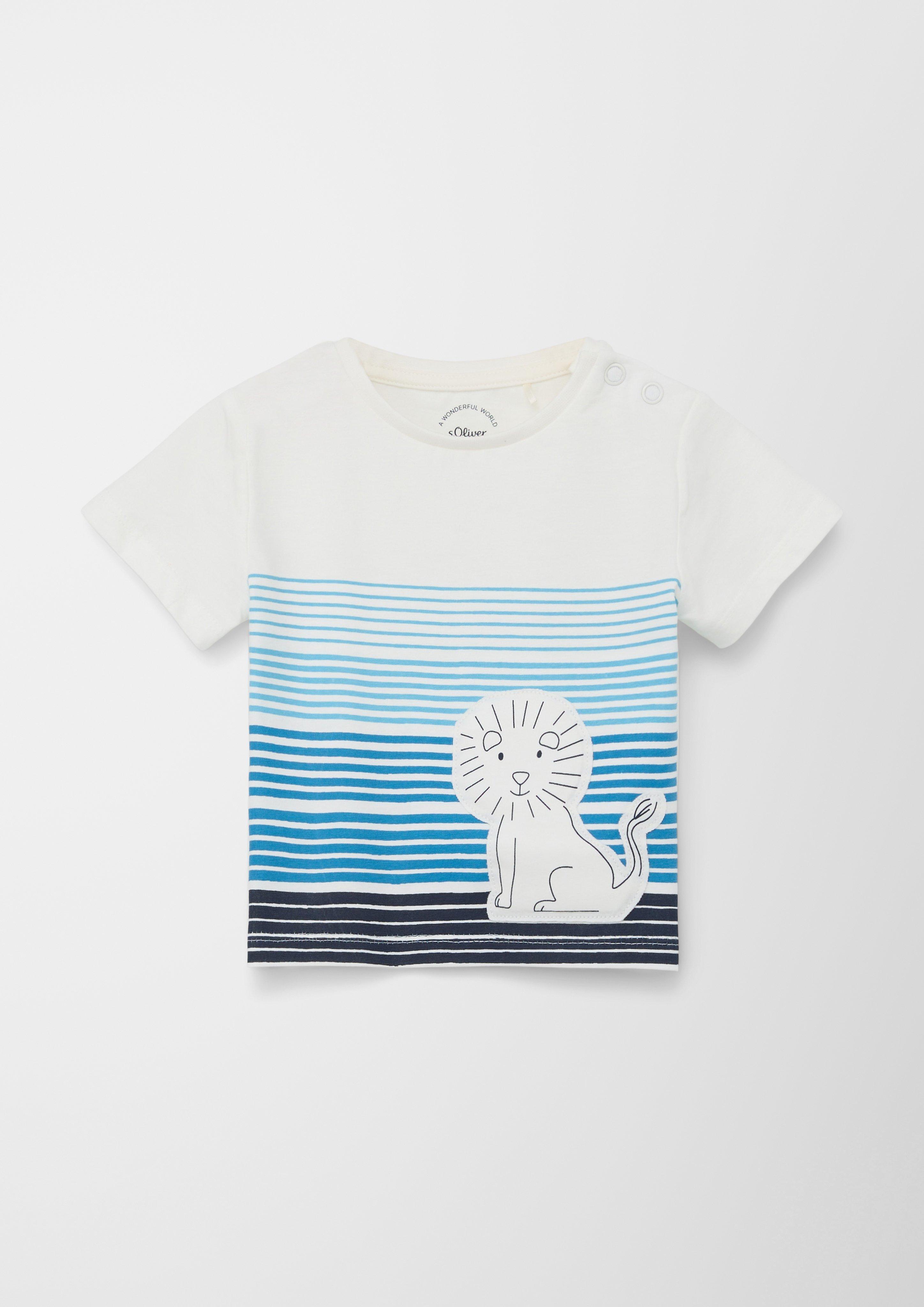 Baumwollshirt mit Applikation  2128683-0210