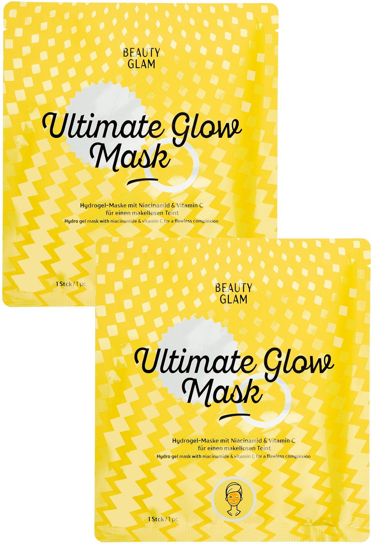 BEAUTY GLAM Gesichtspflege-Set Your Daily Glow Up, 9-tlg.