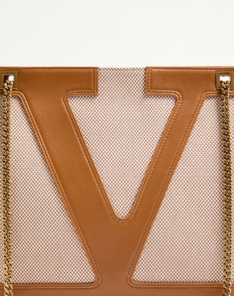 Valentino Garavani Viva Superstar Bolsa média de lona