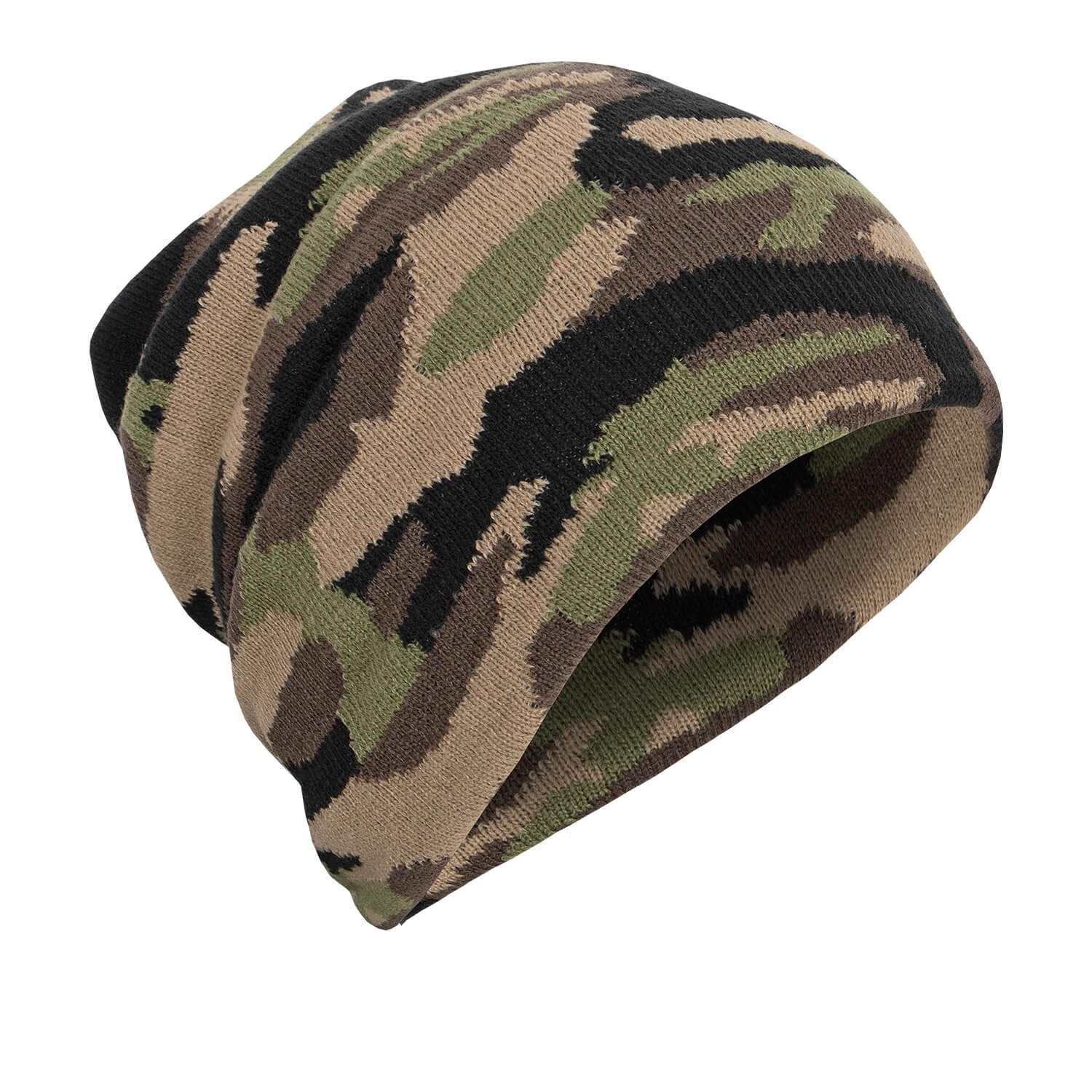 Camo Cuffed Beanie