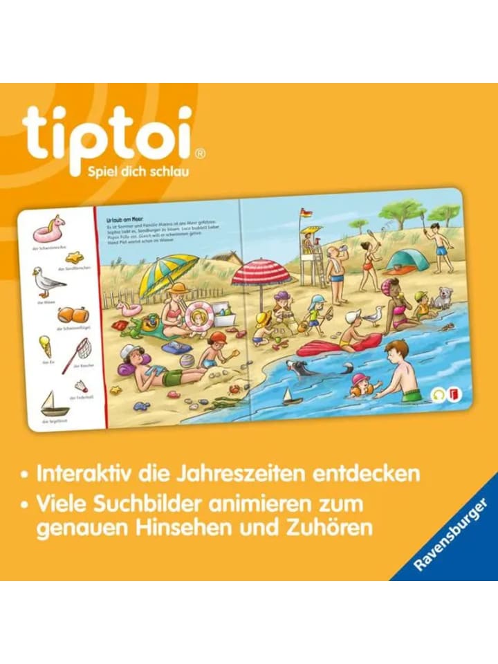 Ravensburger tiptoi® Suchen und Entdecken: Die Jahreszeiten günstig kaufen onesize