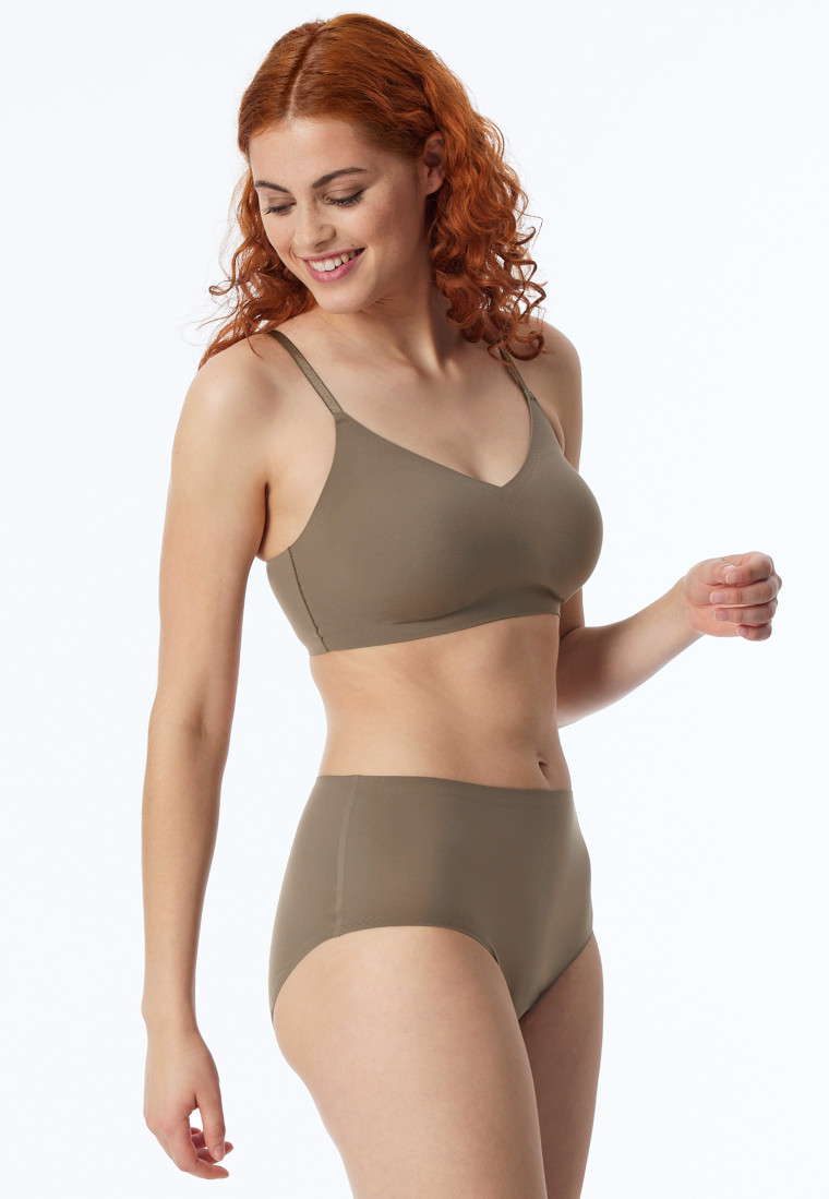 Maxi-Slip Microfaser taupe - Invisible Soft