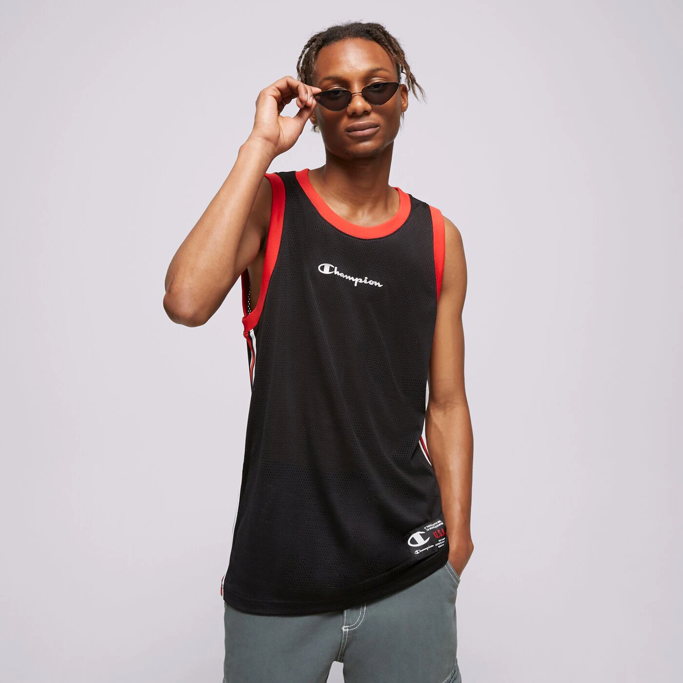 CHAMPION TANK TANK TOP Schwarz