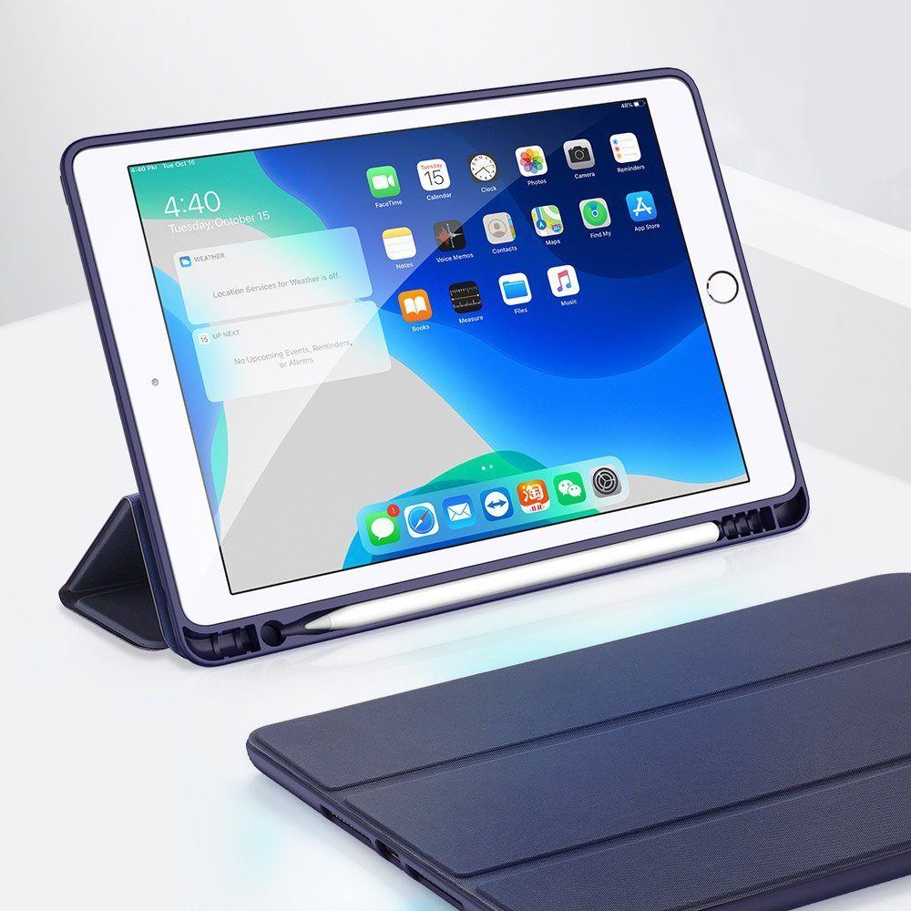 Dux Ducis Tablet-Hülle Buch Tasche Hartschale mit Smart Sleep Standfunktion kompatibel mit iPad 10.2