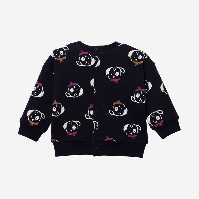 Sweat bébé garçon chiens bleu Catimini