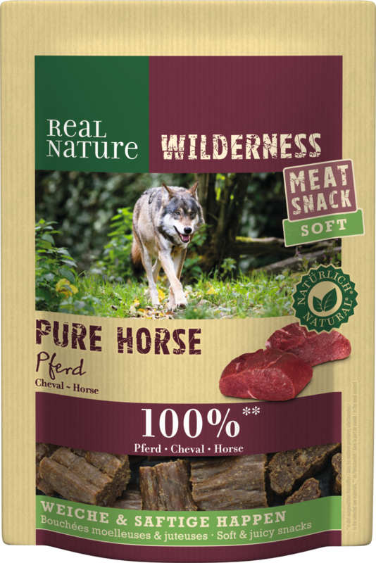 REAL NATURE Snacks REAL NATURE WILDERNESS Meat Snack Soft 150g Pferd