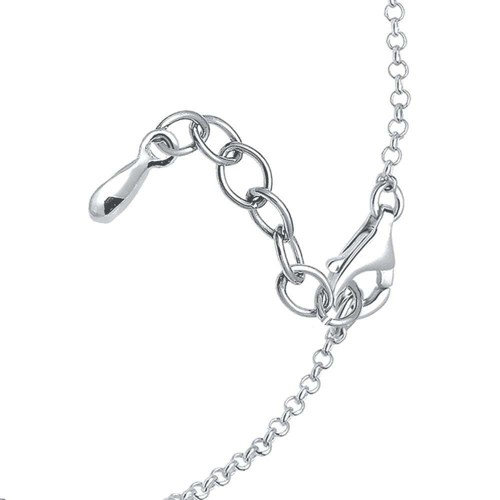 Elli Elli Bracelet Femmes Hamsa main avec zircon en argent sterling 925 Bracelet